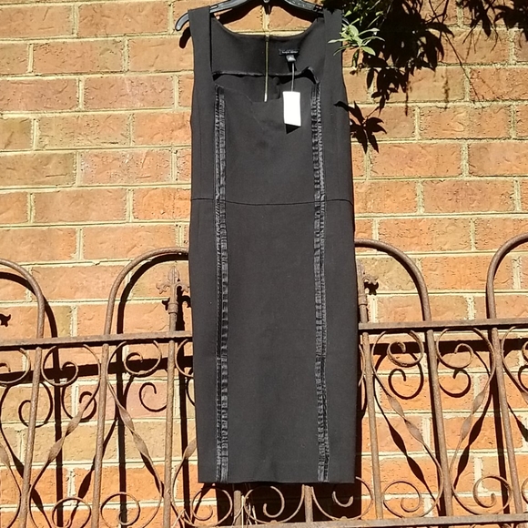 Banana Republic Little Black Sheath sz 14 NWT - Picture 1 of 6